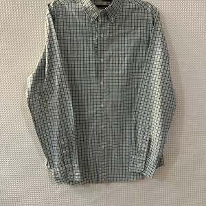 J.Crew Men's Blue Plaid Button-Up Oxford Shirt